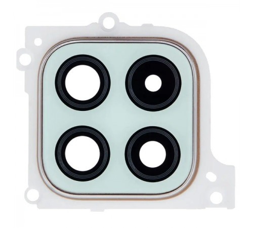 Стекло камеры для Samsung A226 Galaxy A22 5G, зеленое, с рамкой