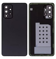 Задняя панель корпуса для Samsung A526 Galaxy A52 5G, черная + стекло камеры