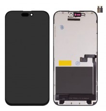 Дисплей для iPhone 16 Pro Max, черный, с рамкой, Copy (TFT), ZY, LTPS FHD