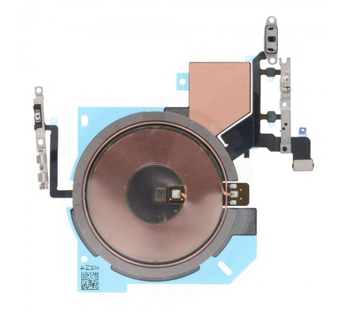 Шлейф для iPhone 14 Pro Max, кнопки включения, кнопок громкости звука, беспроводной зарядки, Original (PRC)