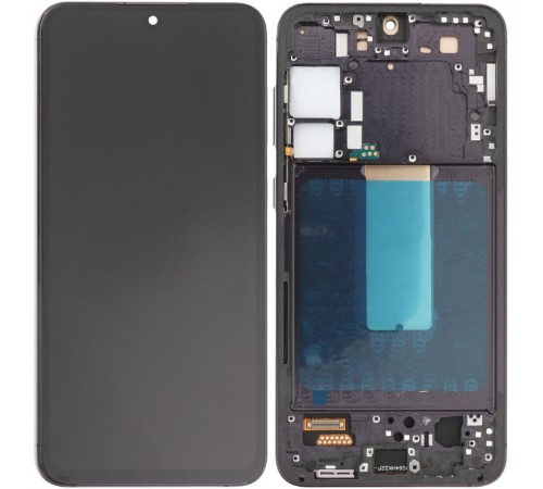 Дисплей для Samsung S916 Galaxy S23 Plus, черный (Phantom Black), с рамкой, Copy (TFT)