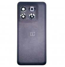 Задня панель корпуса для OnePlus 10T, чорна (Moonstone Black), Copy + скло камери