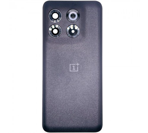 Задня панель корпуса для OnePlus 10T, чорна (Moonstone Black), Copy + скло камери
