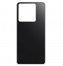 Задняя панель корпуса для Xiaomi Redmi Note 13 Pro 5G, черная (Midnight Black), Copy