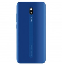 Задняя панель корпуса для Xiaomi Redmi 8A, синяя (Ocean Blue), Copy + стекло камеры