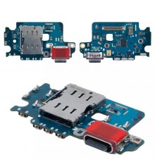 Шлейф для Samsung S921 Galaxy S24, коннектора зарядки, микрофона, плата зарядки, Original (PRC)