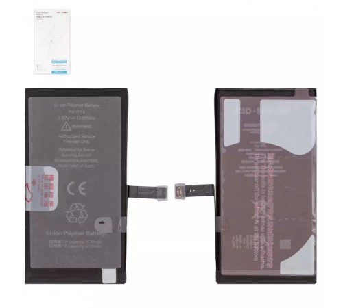 Аккумулятор JCID для Apple iPhone 14, Li-Polymer, 3,87 B, 3590 мАч, повышенная ёмкость