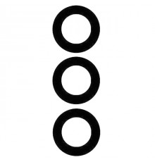 Скло камери для Oppo Reno 4 Pro 5G, без рамки, комплект 3шт.