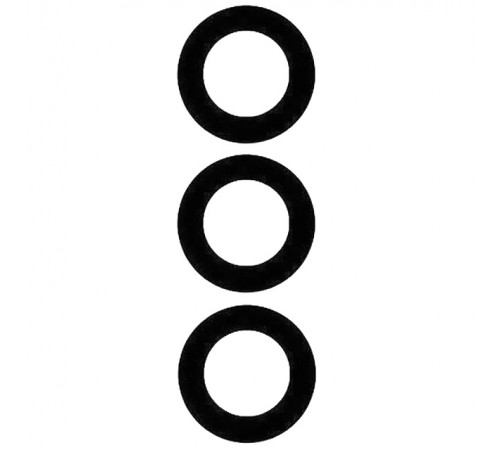 Скло камери для Oppo Reno 4 Pro 5G, без рамки, комплект 3шт.