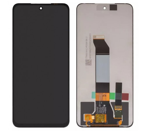 Дисплей для Xiaomi Poco M3 Pro, Poco M3 Pro 5G, Redmi Note 10 5G, чорний, без рамки, (Box)
