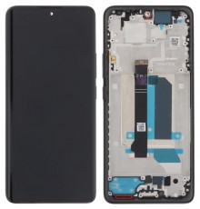 Дисплей для Xiaomi Redmi Note 14 Pro Plus 5G, черный (Midnight Black), с рамкой, Original (PRC)