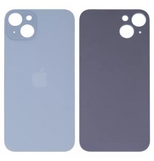 Задняя панель корпуса для iPhone 15 Plus, голубая, не нужно снимать стекло камеры, High Copy big hole