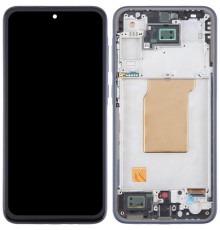 Дисплей для Samsung A356 Galaxy A35 5G, синий (Navi), с рамкой, Copy (TFT)