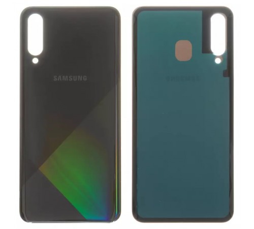 Задня панель корпусу для Samsung A507F/DS Galaxy A50s, чорна (Prism Crush Black)