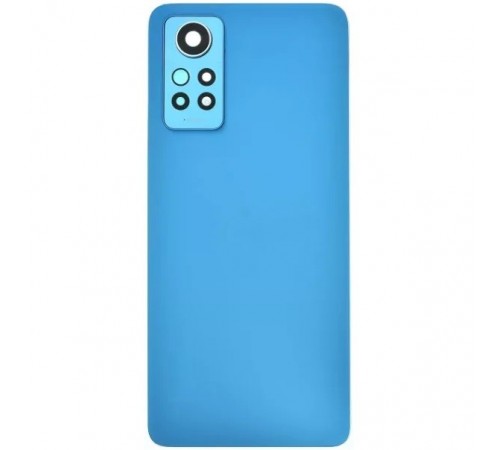Задня панель корпусу для Xiaomi Redmi Note 12 Pro 4G, синя (Ice Blue), Copy + скло камери