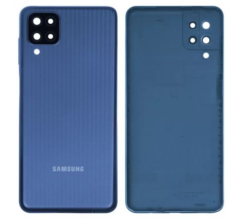 Задняя панель корпуса для Samsung M127 Galaxy M12, синяя
