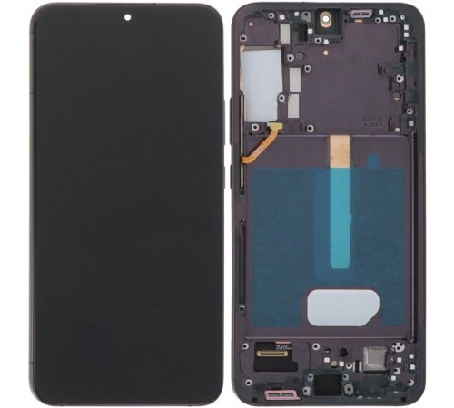 Дисплей для Samsung S906B Galaxy S22 Plus 5G, черный (Phantom Black), с рамкой, Copy (TFT)