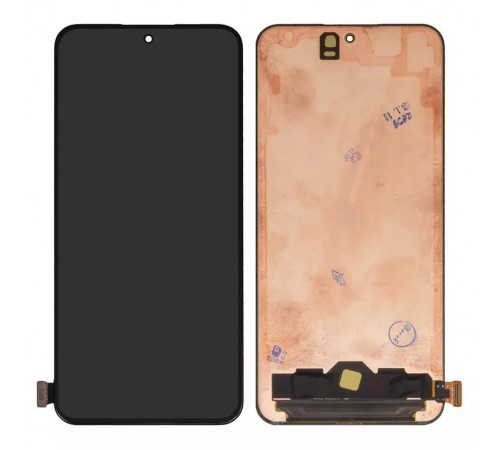 Дисплей для Xiaomi 13, чорний, без рамки, Оригінал (переклеєне скло), 2211133C, 2211133G