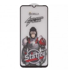 Захисне скло для Xiaomi Poco C65, Redmi 13C, Redmi 13C 5G, сумісне з чохлом, Full Glue, Anti-Static, чорний, gorilla