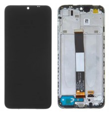 Дисплей для Xiaomi Redmi 9A, Redmi 9AT, Redmi 9C, чорний, з рамкою, High Copy M2006C3LG, M2006C3LI, M2006C3LC, M2006C3MG, M2006C3MT