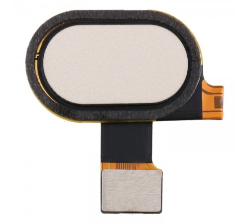 Шлейф для Motorola Moto G5 XT1676, кнопки Home, золотистый