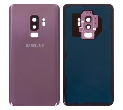 Задня панель корпусу для Samsung G965F Galaxy S9 Plus, фіолетова (Lilac Purple) + скло камери, повна, Original (PRC)