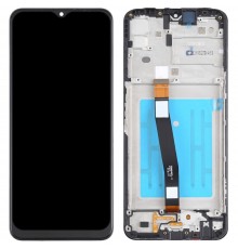 Дисплей для Samsung A226 Galaxy A22 5G, черный, Best copy, с рамкой, Сopy