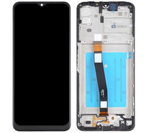 Дисплей для Samsung A226 Galaxy A22 5G, черный, Best copy, с рамкой, Сopy