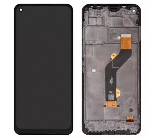 Дисплей для Infinix Hot 10 (X682), черный, с рамкой, High Copy