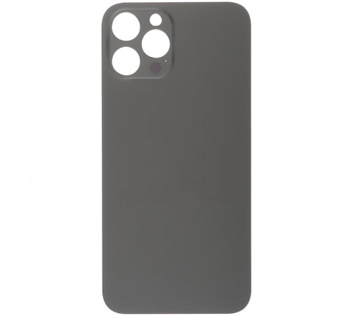 Задняя панель корпуса для iPhone 12 Pro Max, серая, не нужно снимать стекло камеры, Original (PRC), big hole, graphite