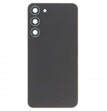 Задня панель корпусу для Samsung S916 Galaxy S23 Plus, чорна (Phantom Black) + скло камери