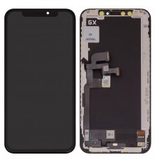 Дисплей для iPhone XS, черный, с рамкой, High Copy (AMOLED), GX OEM soft