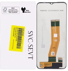 Дисплей для Samsung A145 Galaxy A14, черный, без рамки, Original, c желтым шлейфом