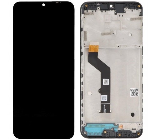 Дисплей для Motorola Moto E7 Plus XT2081-1, чорний, з рамкою, High Copy