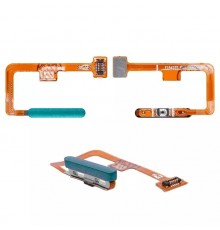 Шлейф для Xiaomi Mi 11 Lite, Mi 11 Lite 5G, Mi 11 Lite 5G NE, сканера отпечатка пальца (Touch ID), зеленый (Mint Green), Original (PRC)