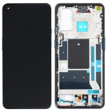 Дисплей для OnePlus 9, голубой (Arctic Sky), с рамкой, Original (PRC) (переклеено стекло)