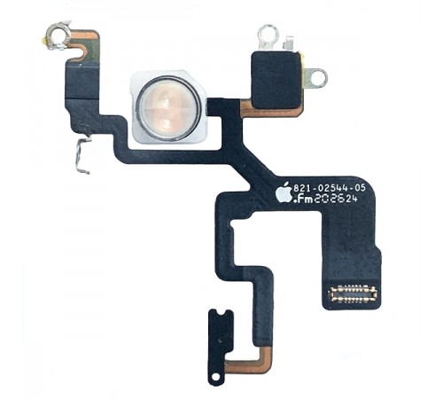 Шлейф для iPhone 12 Pro Max, спалаху, мікрофона, Original (PRC)