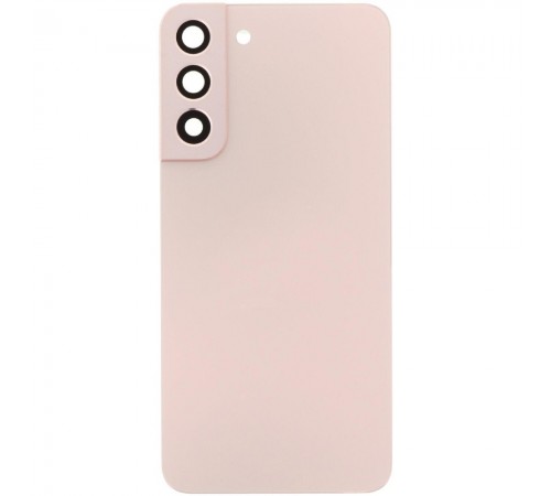 Задняя панель корпуса для Samsung S906B Galaxy S22 Plus 5G, розовая (Pink Gold) + стекло камеры
