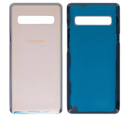 Задняя панель корпуса для Samsung G977 Galaxy S10 5G, серебристая