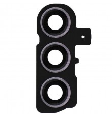 Стекло камеры для Samsung S911 Galaxy S23, фиолетовое (Lavender), с рамкой