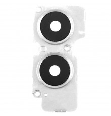 Стекло камеры для Samsung A055 Galaxy A05, белое, с рамкой