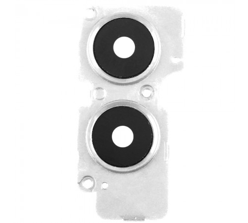 Стекло камеры для Samsung A055 Galaxy A05, белое, с рамкой