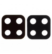 Стекло камеры для Samsung M325 Galaxy M32, черное, без рамки