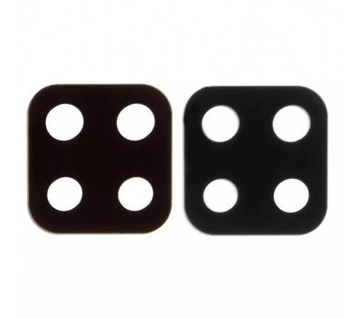 Скло камери для Samsung M325 Galaxy M32, чорне, без рамки