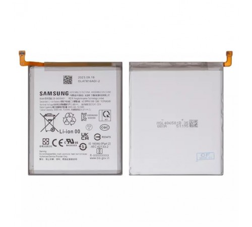 Акумулятор EB-BA546ABY для Samsung A256 Galaxy A25, A346 Galaxy A34 5G, A356 Galaxy A35 5G, A546 Galaxy A54 5G, A556 Galaxy A55, Li-ion, 3,88 В, 5000 мАг, Original (PRC)