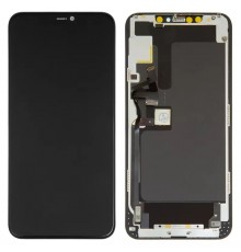 Дисплей для iPhone 11 Pro Max, чорний, з рамкою, High Copy (OLED), GX OEM hard