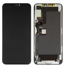 Дисплей для iPhone 11 Pro Max, черный, с рамкой, High Copy (OLED), GX OEM hard