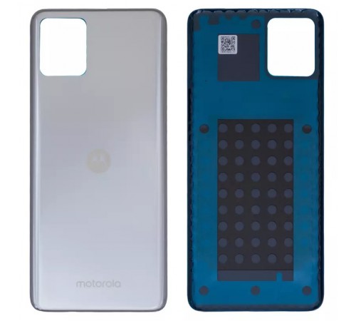 Задняя панель корпуса для Motorola Moto G32, серебристая, (Satin Silver)