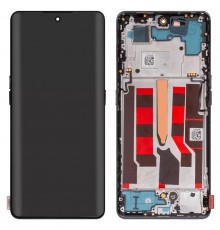 Дисплей для Oppo Reno 8T 5G, чорний, з рамкою, High Copy (OLED), CPH2505