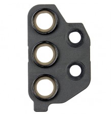 Скло камери для Samsung A326 Galaxy A32 5G, чорне, з рамкою